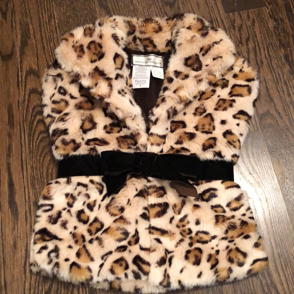 American Widgeon Faux Fur Leopard Vest